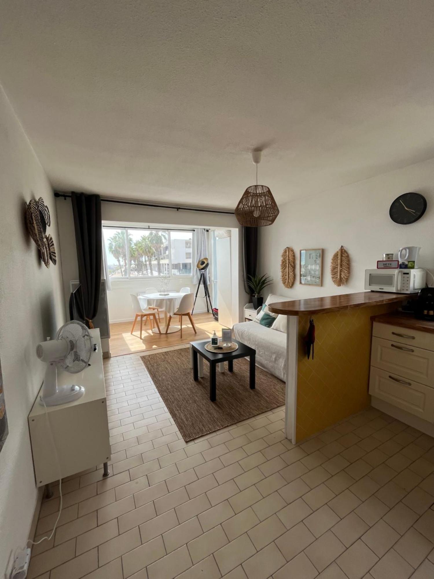 T2 Vue Panoramique Sur Mer Quartier Des Quilles Sète Exteriör bild