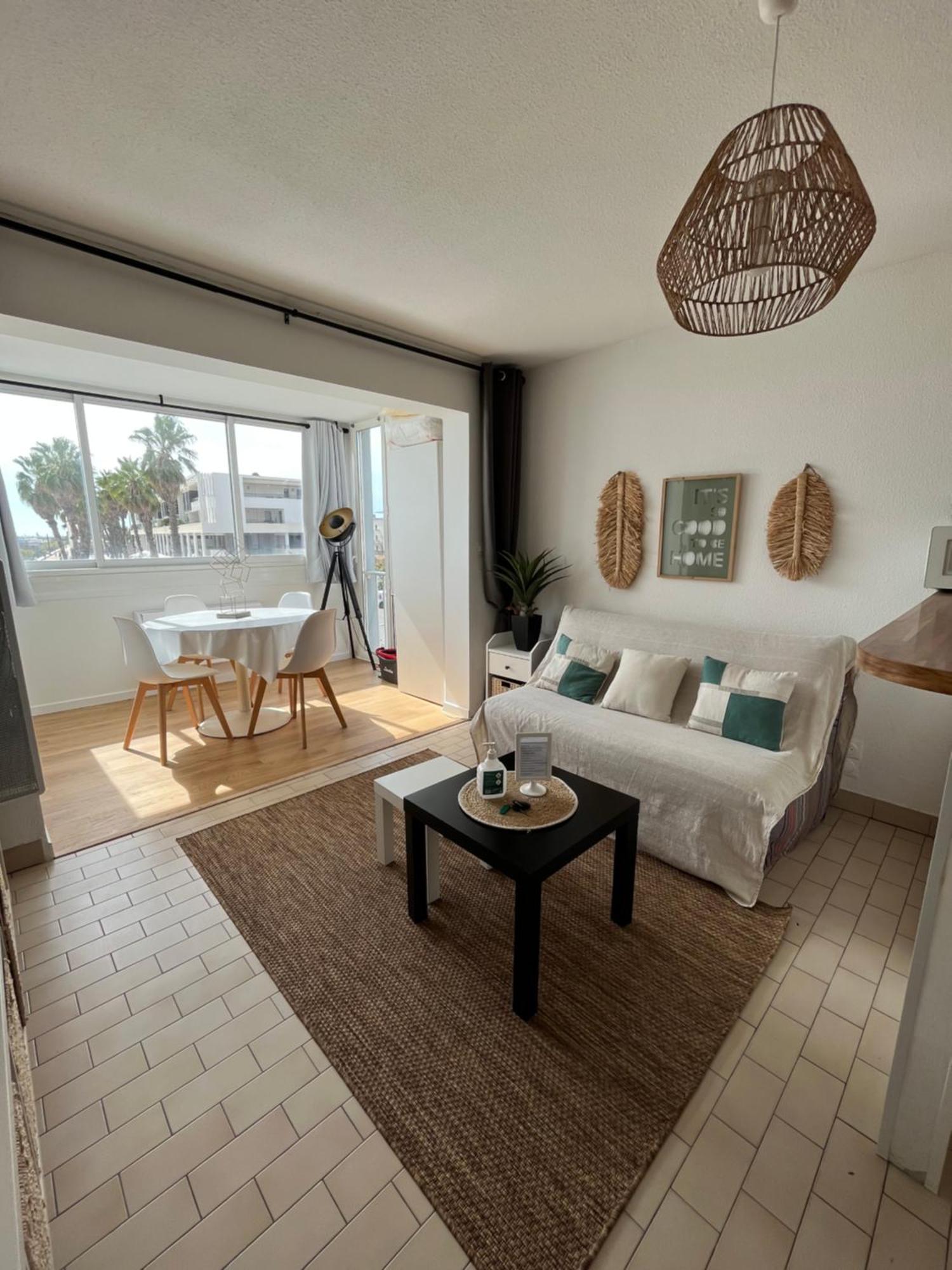 T2 Vue Panoramique Sur Mer Quartier Des Quilles Sète Exteriör bild